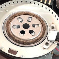 未使用 コロナ サロンヒーター KT-1612 M 木目 石油ストーブ 石油コンロ 火鉢型 七輪型 09年製 動作未確認の画像