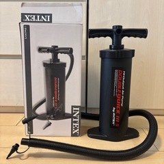 【商談中】空気入れ　エアーポンプ ハンドポンプ INTEX DO...
