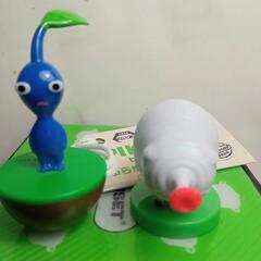 ピクミンキャラクター2体ゆらゆら青ピクミンとブタドックリ新品の画像