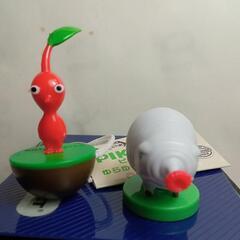 ピクミンキャラクター2体ゆらゆら赤ピクミンとブタドックリ新品の画像