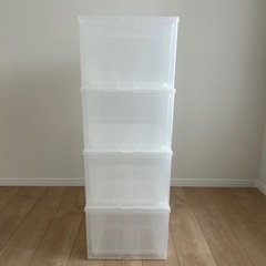 無印良品　収納ケース引出式　大　4セット の画像