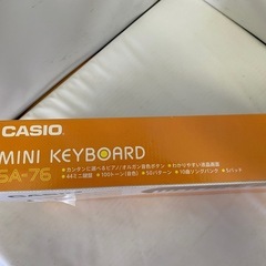 CASIO MINI KEYBOARD　SA-76の画像