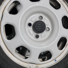 スズキ ハスラー純正　 鉄ホイール　白 　鉄チン