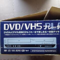 DVD/VHSプレーヤー  ジャンク品の画像