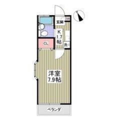 🧡💛フリーレント1ヶ月付き🧡💛駐車場、バイク置場空きあり✨角部屋🎶川口元郷駅 徒歩21分✨賃料51,000円🌞20.69㎡の1Kです💕💖の画像