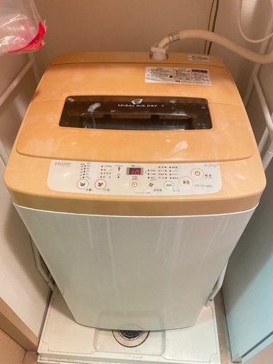 haier洗濯機無料 (アントニオ) 蕨の生活家電《洗濯機》の中古あげます・譲ります｜ジモティーで不用品の処分