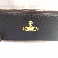 未使用　Vivienne Westwood 長財布 黒 　レザー...