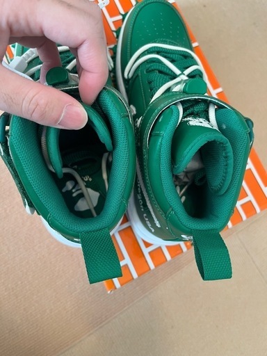 新品❗️格安❗️Off-White × Nike Air Force 1 Mid SP LTHR "Pine Green"オフホワイト × ナイキ エアフォース1 ミッド SP LTHR "パイングリーン"