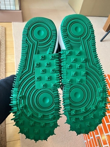 新品❗️格安❗️Off-White × Nike Air Force 1 Mid SP LTHR "Pine Green"オフホワイト × ナイキ エアフォース1 ミッド SP LTHR "パイングリーン"