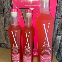 【早い者勝ち！新品未開栓】箱内保管品★X エックスレイテッド 750ml x1,375ml x2 の3本セットで！[ フルーツ リキュール イタリア ] X-RATED  の画像