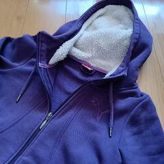 PUMA ジャージ上下 Sサイズ　レディース　紫の画像