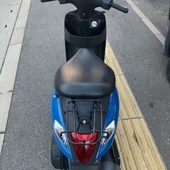 実働　新車ではございません　レッツ　CA4AA 　綺麗なラズライトブルー　15180Km シート新品、　リアタイヤ新品　の画像
