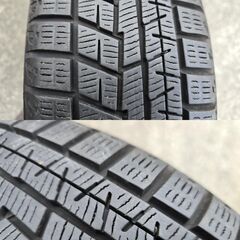 タ6 LEBEN 4.5J-14 100-4H +43 ヨコハマ ice GUARD iG60 スタッドレス 155/65R14 2023/2024年 軽自動車大体いけるの画像