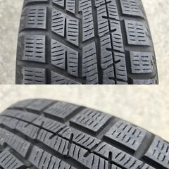 タ6 LEBEN 4.5J-14 100-4H +43 ヨコハマ ice GUARD iG60 スタッドレス 155/65R14 2023/2024年 軽自動車大体いけるの画像