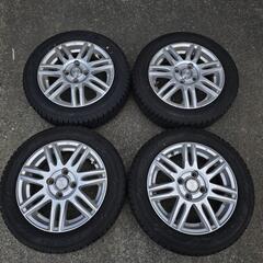 タ6 LEBEN 4.5J-14 100-4H +43 ヨコハマ ice GUARD iG60 スタッドレス 155/65R14 2023/2024年 軽自動車大体いけるの画像