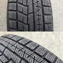 タ6 LEBEN 4.5J-14 100-4H +43 ヨコハマ ice GUARD iG60 スタッドレス 155/65R14 2023/2024年 軽自動車大体いけるの画像