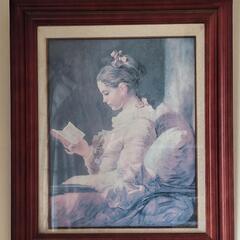 【交渉中】絵画　ジャン・オノレ・フラゴナール 「読書する娘