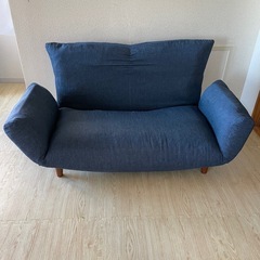【0円】ソファ　2人掛け　