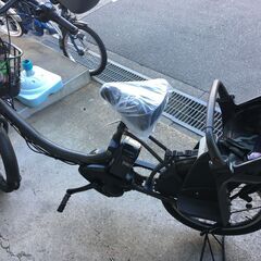 地域限定送料無料　パスバビー　子供乗せ　12,8AH　黒　神戸市　電動自転車 地域限定送料無料パスバビーアン子供乗せ12,3AH黒神戸市電動自転車