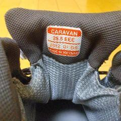 Caravanキャラバン登山靴　トレッキングシューズ25.5cm　の画像