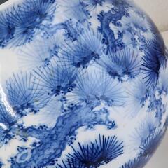 備前焼　林右衛門　花瓶　花入　高さ約30cm　インテリアの画像
