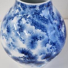 備前焼　林右衛門　花瓶　花入　高さ約30cm　インテリアの画像