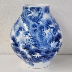 備前焼　林右衛門　花瓶　花入　高さ約30cm　インテリア