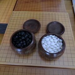 【No.51】囲碁セット・碁盤（木製）の画像