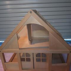 木のハウスの画像