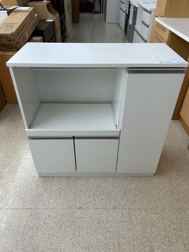 ★ジモティ割あり★ ニトリ レンジ台 白 H89×D39.5×W90 クリーニング済み TJ10847