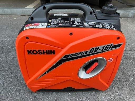 【KOSHIN発電機】GV-16i 中古品現役実働