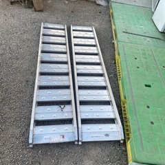 軽トラ用アルミブリッジ2本セット美品の画像