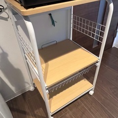 キッチンラック キャスター付きの画像
