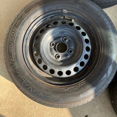 GB3 フリード　純正スチールホイール  5.5J+50 14インチ  タイヤ　185/70R14の画像