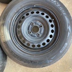 GB3 フリード　純正スチールホイール  5.5J+50 14インチ  タイヤ　185/70R14の画像