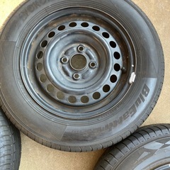 GB3 フリード　純正スチールホイール  5.5J+50 14インチ  タイヤ　185/70R14の画像