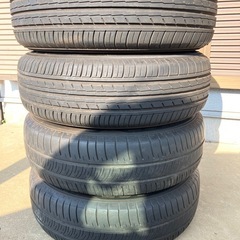 GB3 フリード　純正スチールホイール  5.5J+50 14インチ  タイヤ　185/70R14の画像