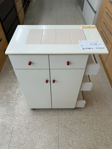 ★ジモティ割あり★  棚 白 H81.4×D35×W60 クリーニング済み TJ10853