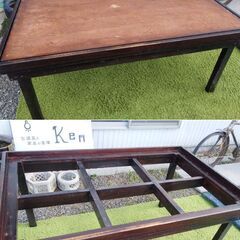 ダイニングテーブル 食卓テーブル レトロ 昭和レトロ 木製 /HJ-0426 1F