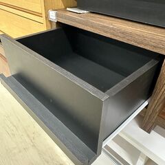 【ジモティ来店特価!!】ローワイドTV台　ブラウン　J-250242の画像