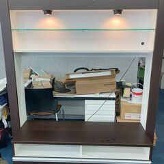 テレビボード ハイタイプ　テレビ台　家具　照明付き