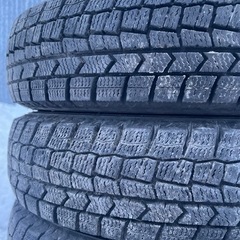 バリ溝 DUNLOP WINTER MAXX WM02 ダンロップ ウィンターマックス ダブルエムゼロツー 145/80R13 75Q スタッドレスタイヤ 4本SET の画像