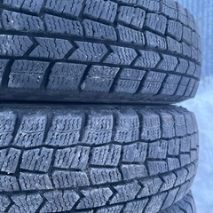 バリ溝 DUNLOP WINTER MAXX WM02 ダンロップ ウィンターマックス ダブルエムゼロツー 145/80R13 75Q スタッドレスタイヤ 4本SET の画像