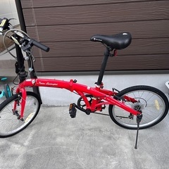 7段変速の折りたたみ自転車