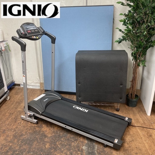 S752 ⭐ IGNIO イグニオ 電動ランニングマシン J-10 騒音軽減マット付属 動作確認済
