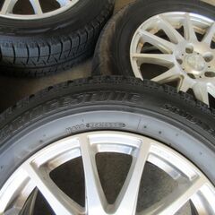 205/60r16　ｽﾀｯﾄﾞﾚｽﾀｲﾔ４本ホイール付きセットの画像