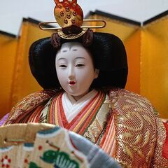 期間限定値下げです!! ¥45,000+配送料です!!【美品】高級雛人形・平安古典雛／京都西陣 親王飾りの画像