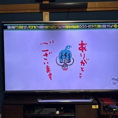 【中古テレビ】80インチ大画面　液晶SHARPテレビの画像