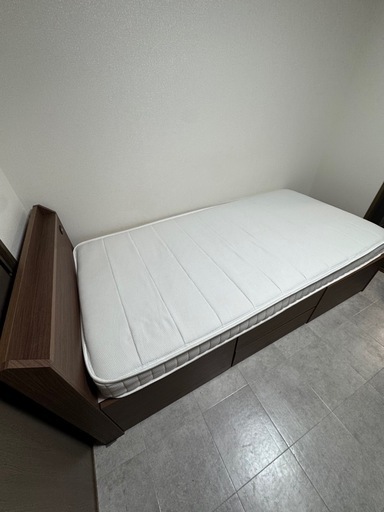 ニトリ シングルベッド 収納・コンセント付き ニトリ ベッド シングル