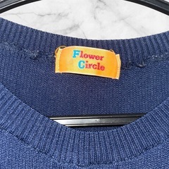 【美品】フラワーサークル❤ノースリーブニットワンピース　即購入可能の画像